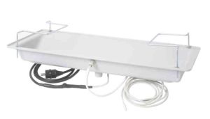 Droppskål för luft/vatten utedel 400x1000x124 mm