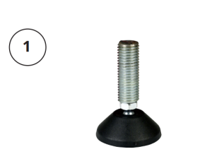 Adjustable foot 0616-