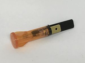 Indicator light, round, orange with pins to XPP 20
