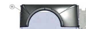 Flow crown upper complete 406-408